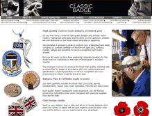 Tablet Screenshot of classicbadge.com